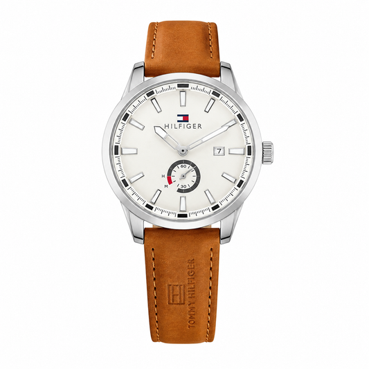 Hilfiger Leather Bracelet Date