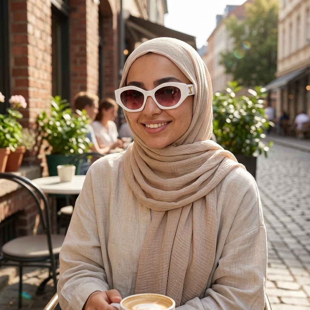 Celine white sunglasses