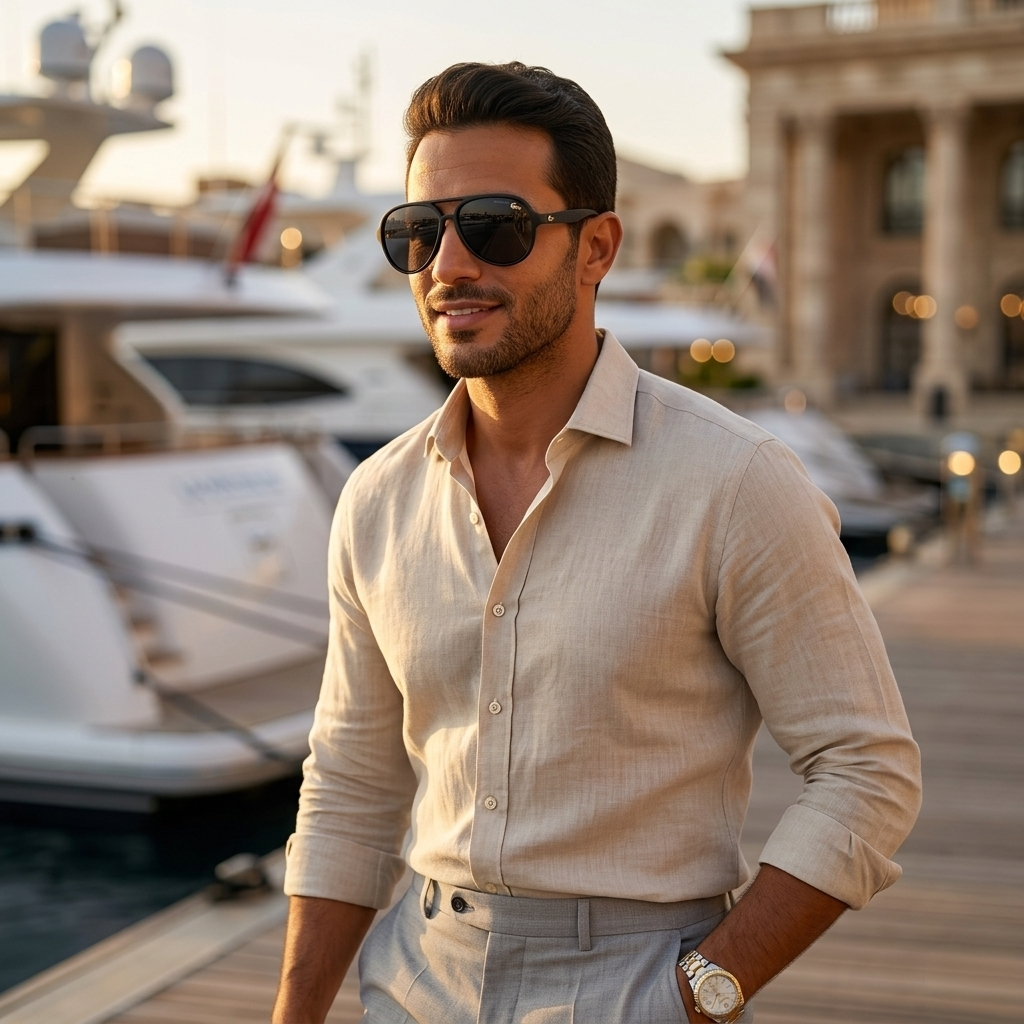Black Lacoste sunglasses-Oval