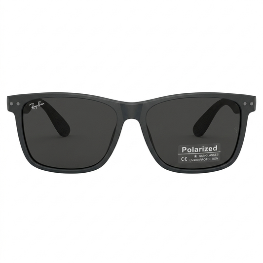 Gray Ray-Ban Ferrari Polarized Sunglasses-Rectangle