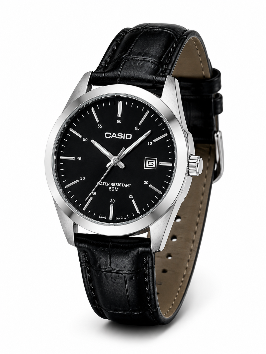 Casio Leather Date